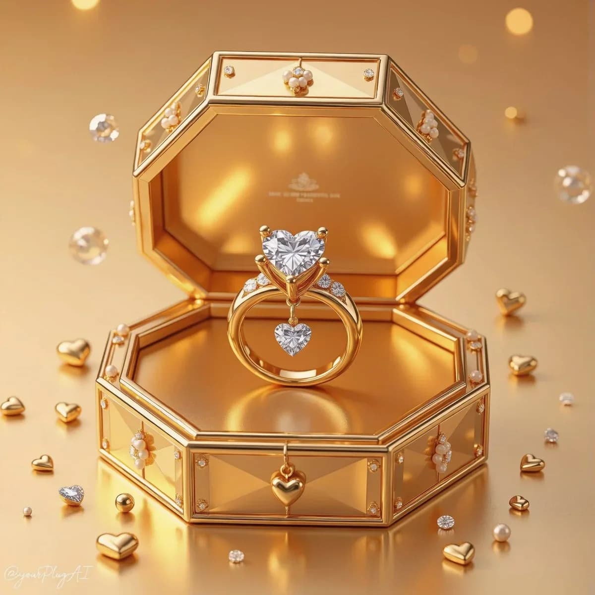 Create a hyper-realistic luxury product photography scene fe
