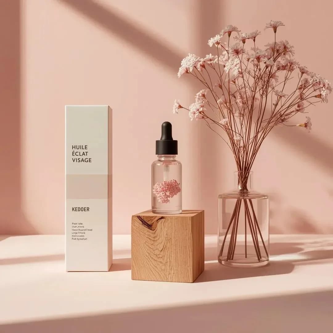 Ultra-realistic minimalist studio product photography of a s