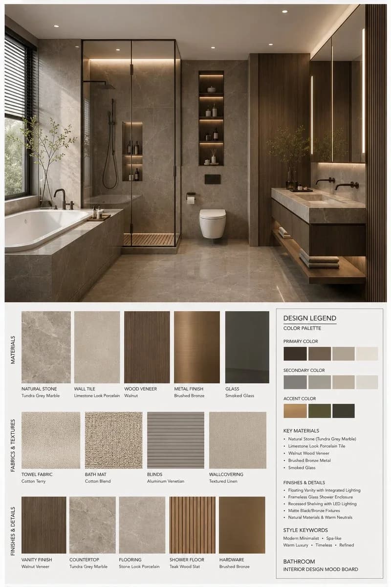 You are a professional interior design Mood Board creator. B