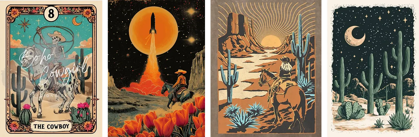 Styl Mystical Western